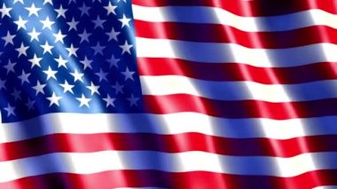 Birleşmiş Milletler bayrağı ulusal rüzgar bayrağı arka planda beyaz vatanseverlik kırmızı sallayan Amerika Birleşik Devletleri vatanseverlik sembolü.