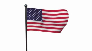 Birleşmiş Milletler Amerikan Bayrağı. Amerika Birleşik Devletleri. Ulusal milliyet dalgası.