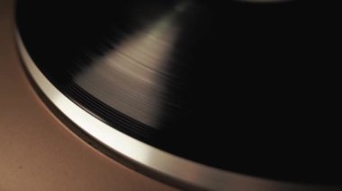 Klasik vinil disk çalar müzik kaydı