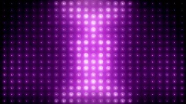 Parlayan Neon Işık Döngüsü canlandırılmış gelecekçi pop müzik arkaplan diskosu