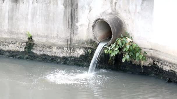 Wysypisko Odpadów Przemysłu Wodnego — Wideo stockowe
