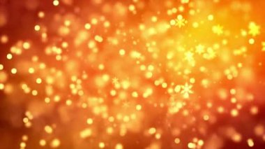 HD 4k video efekti tasarımı için yılbaşı ışıkları arka planı