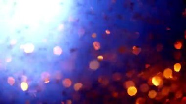 HD 4k video efekti tasarımı için yılbaşı ışıkları arka planı