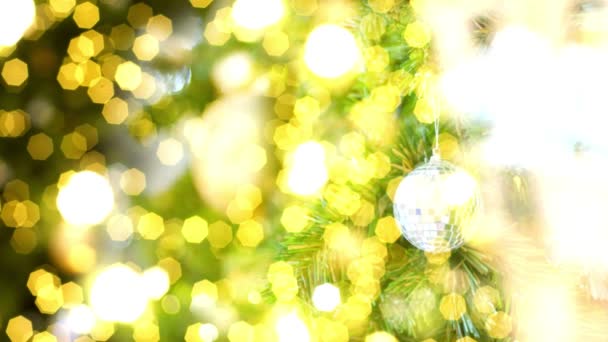 圣诞彩灯背景为新年假期视频效果设计Hd — 图库视频影像