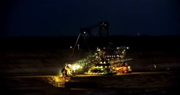 産業機械重鉱山工学掘削機鉱山業界 — ストック動画