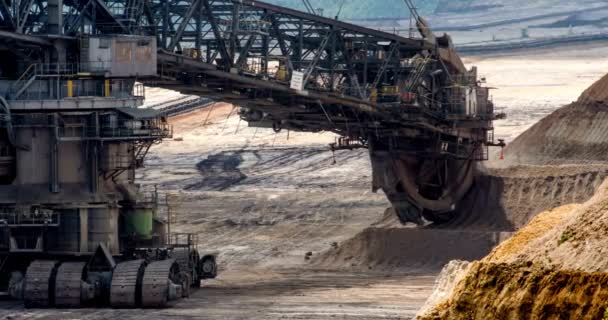 Těžební Průmysl Těžkých Důlních Strojů Těžební Průmysl — Stock video
