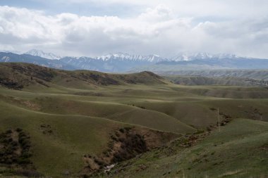Dağların güzel manzarası