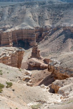 İsrail 'deki Negev Çölü' nün güzel manzarası