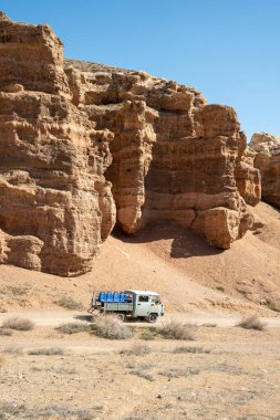 Vadi romunun güzel manzarası, Jordan.
