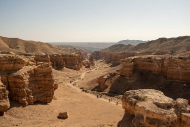 İsrail 'in kuzeyindeki Büyük Kanyon' un güzel manzarası