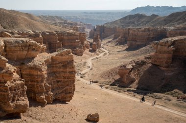 İsrail 'in kuzeyindeki Büyük Kanyon' un güzel manzarası.