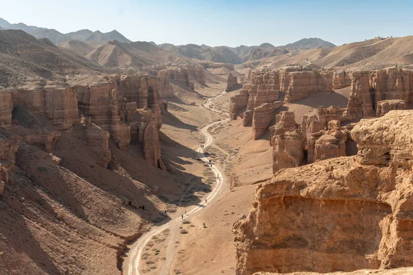 Piękny Widok Wielki Kanion Pustyni Negev — Zdjęcie stockowe
