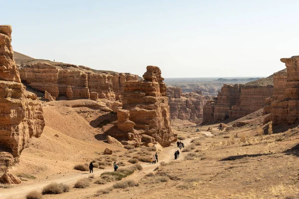 Piękny Krajobraz Pustyni Petra Jordania — Zdjęcie stockowe