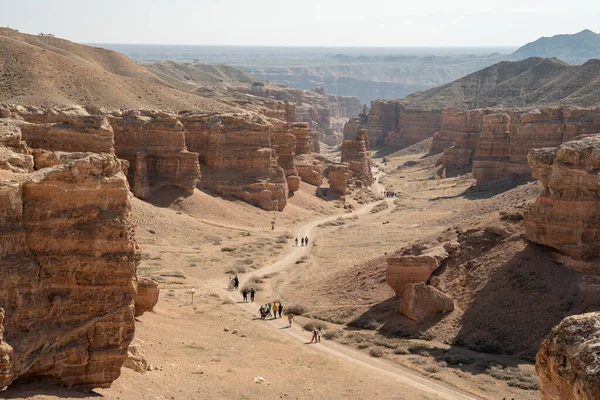 Piękny Widok Wielki Kanion Jordanie — Zdjęcie stockowe