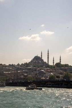 İstanbul şehri, hindi. Boğaz manzarası