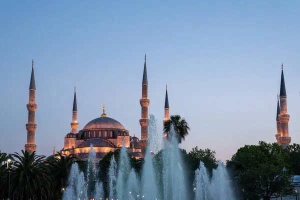 İstanbul, Türkiye - 21 Ağustos 216: Mavi cami, Sultanahmet Camisi.