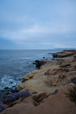 San diego shore, sunset cliffs clipart