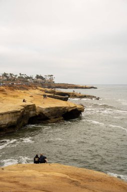 San diego shore, sunset cliffs clipart