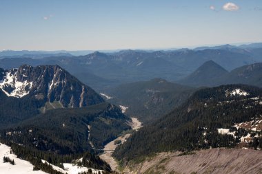 güzel dağ manzarası, doğa, seyahat konsepti