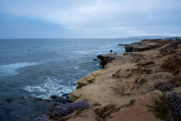 stock image the ocean coast in california