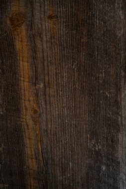 Kahverengi ve gri ahşap tahıl dokusunu kapatın.