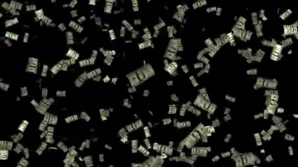 Geld Beweging Voeg Een Vleugje Magie Toe Met Dollar Animatie — Stockvideo