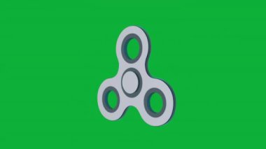 Yeşil Ekran Arkaplanındaki En Son Dönen Animasyon, Şaşırtıcı Dönen Canlandırması