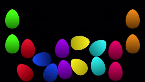 Prepárate Para Una Aventura Extraordinaria Huevos Con Easter Eggs Animation — Vídeos de Stock
