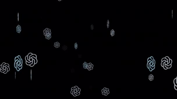 Chatgpt Artificial Intelligence Animation Det Perfekta Tillskottet Till Ditt Projekt — Stockvideo