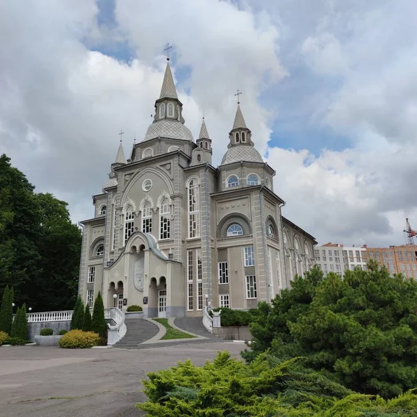 Дім Молитви Євангелічна Християнська Церква Вінниця Україна — стокове фото