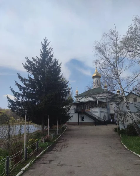 Iglesia Ortodoxa Del Beato Ksenia Petersburgo Vinnytsia Ucrania — Foto de Stock