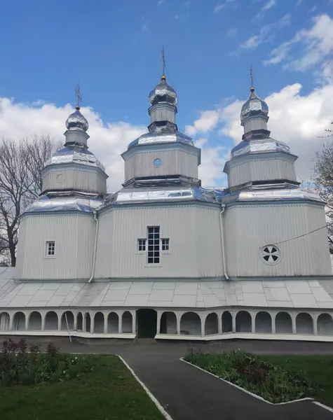 Православна Церква Святого Миколая Вінницька Україна — стокове фото