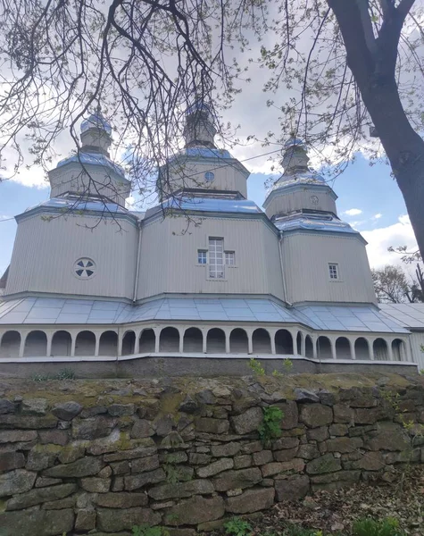 Православна Церква Святого Миколая Вінницька Україна — стокове фото