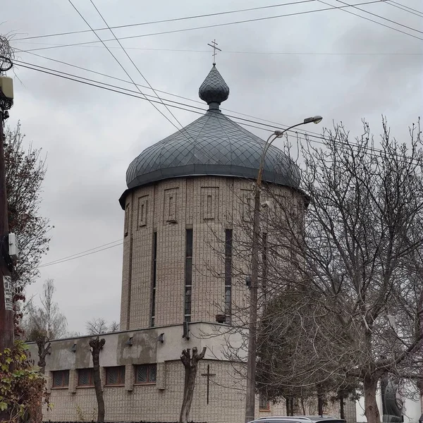 Православна Церква Ікона Божої Матері Вінниця Україна — стокове фото