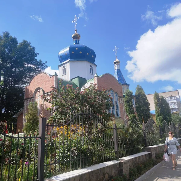 Iglesia Ortodoxa Intercesión Santísima Virgen María Vinnytsia Ucrania — Foto de Stock