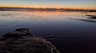 Swamis Sahili 'nin erimiş kayaları 50 yıl önce Swamis Resif Sörf Parkı Encinitas California' daki sahil dalgaları tarafından düzleştirilmiş ve şekillendirilmiş gerçekten erozyon kontrol kayalarıdır..