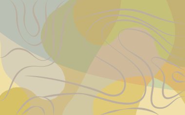 Çizgi eğrisinin soyut arkaplanı renkli ve pastel. Kumaş, tekstil, ambalaj ve diğer şeyler için vektör deseni kullanıma hazır.