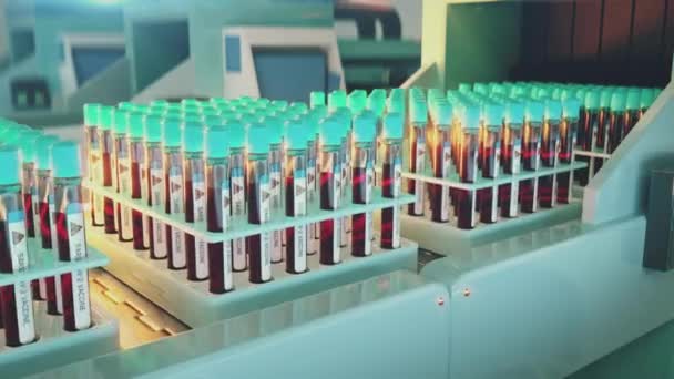Esami Del Sangue Controllo Medico Laboratorio Prevenire Covid Coronavirus Malattia — Video Stock