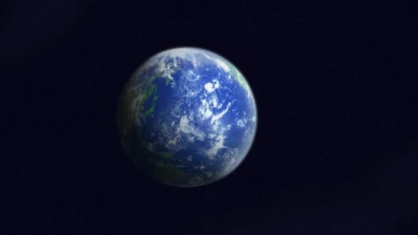 Dünya Boyutlu Illüstrasyon Gezegeni Küresel Dünya Haritası Küresi Soyut Arkaplan — Stok video