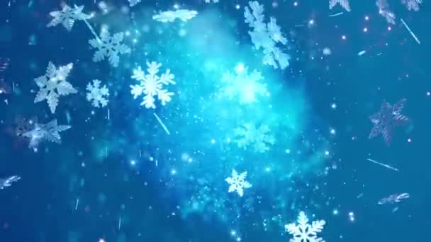크리스마스와 눈송이 애니메이션 — 비디오