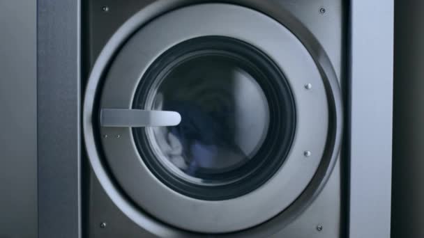 Equipamento Lavanderia Serviço Limpo Lavar Ferramenta Elétrica Limpeza Roupa Suja — Vídeo de Stock