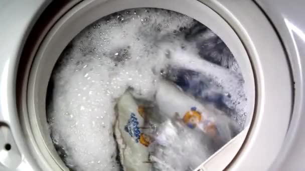 Närbild Maskin Tvättservice Tillverkning Utrustning Verktygsindustrin — Stockvideo
