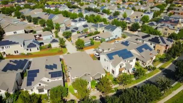 Передмістя Районі Літньої Американської Мрії Будинків Концепція Розвитку Нерухомості Сша — стокове відео