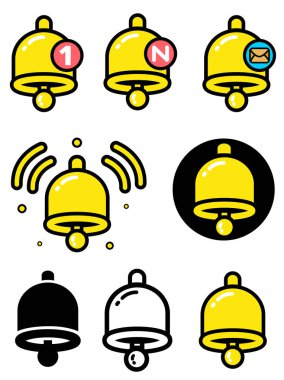 Bildirim Çanı İllüstrasyon Koleksiyonu - Simge