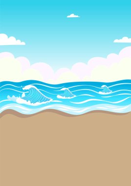 deniz ve dalga arkaplanı