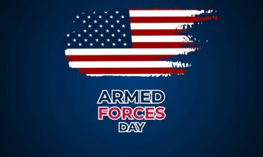 Silahlı Kuvvetler Günü arka plan vektör illüstrasyonu