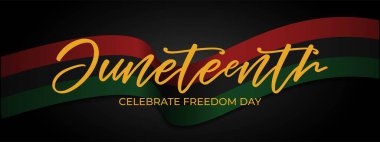 Mutlu Haziranlar. 19 Haziran Özgürlük Günü. Vektör illüstrasyonu.