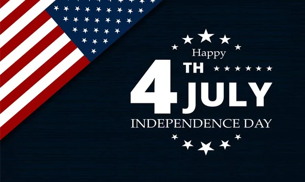 Ευτυχισμένη Ιουλίου Ημέρα Ανεξαρτησίας Ηπα Σχεδιασμός Φόντου — Διανυσματικό Αρχείο