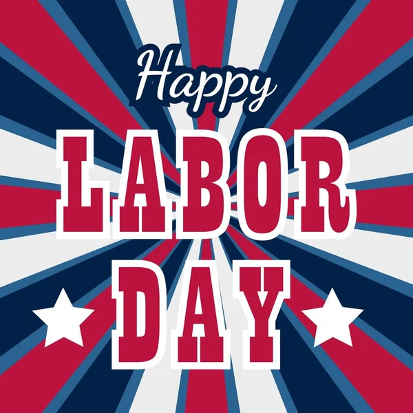 stock vector US America Happy labor day background vector illustration