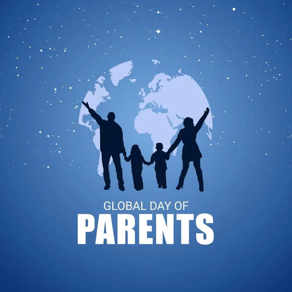 Szülők Világnapja Háttér Vektor Illusztráció — Stock Vector